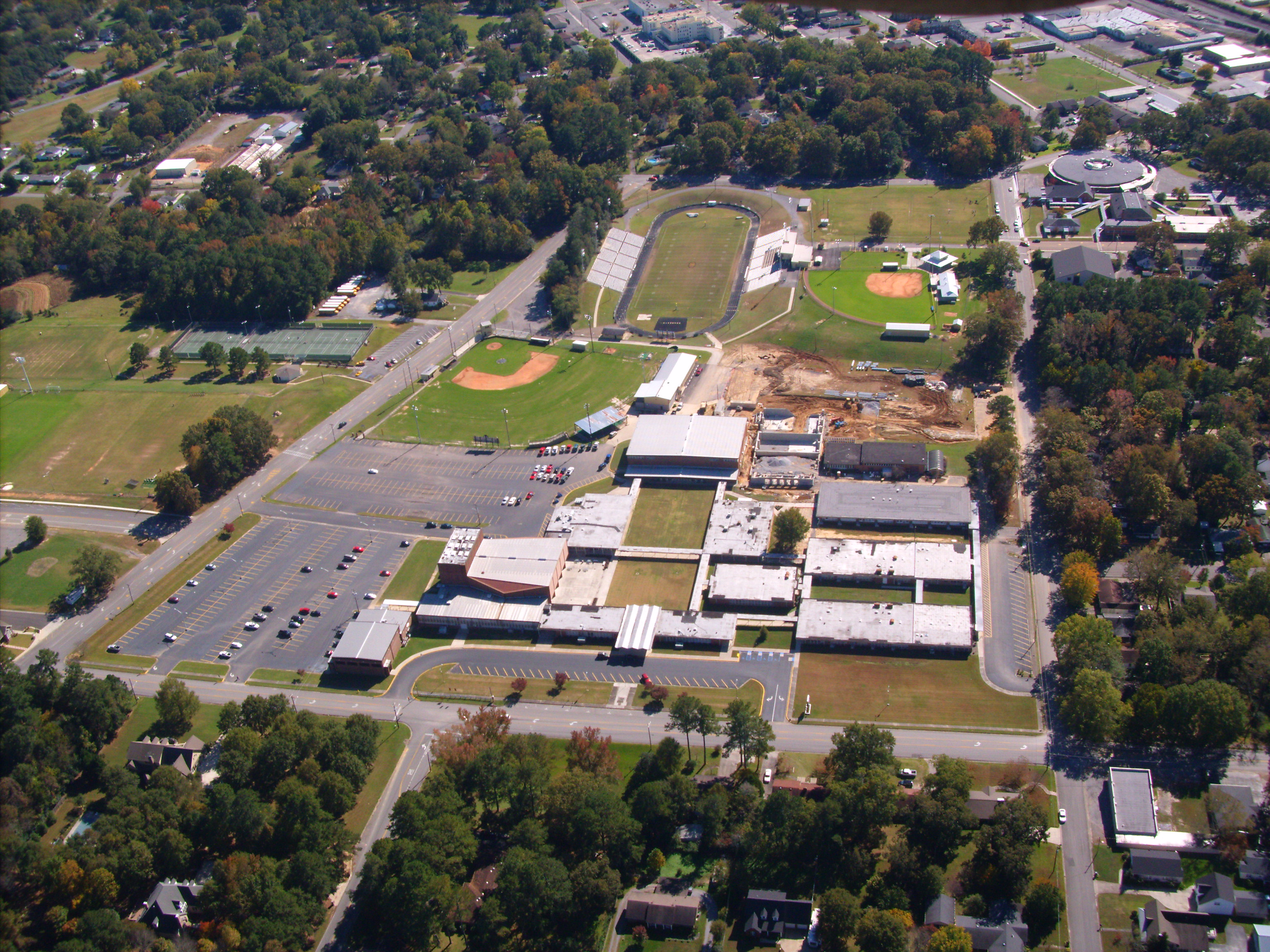 Cullman High School Construction 10/29/2009
